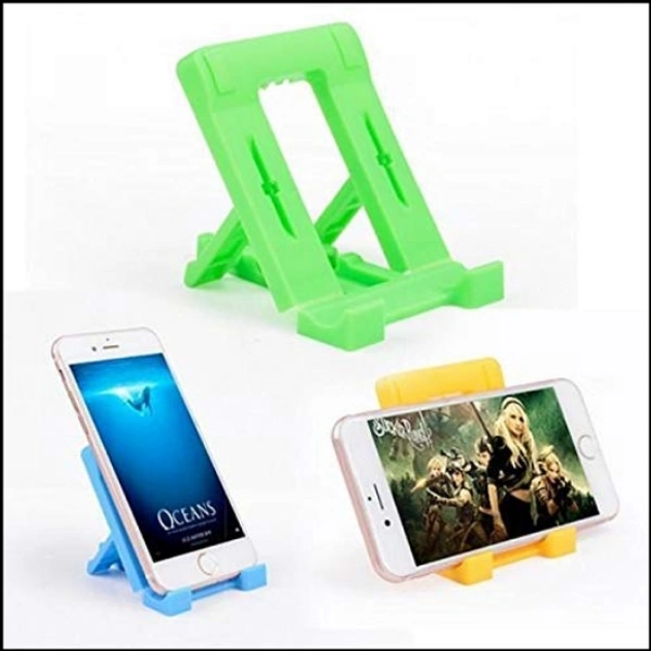 Adjustable 4 Steps Foldable Mobile Stand Holder (1 pc) (no box)